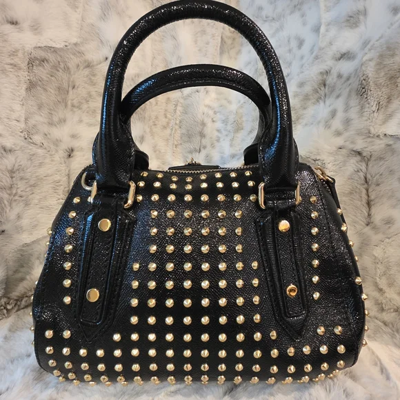 LIMITED EDITION Burberry Prorsum Blaze Studded Bowling Bag Satchel - Picture 3 of 16